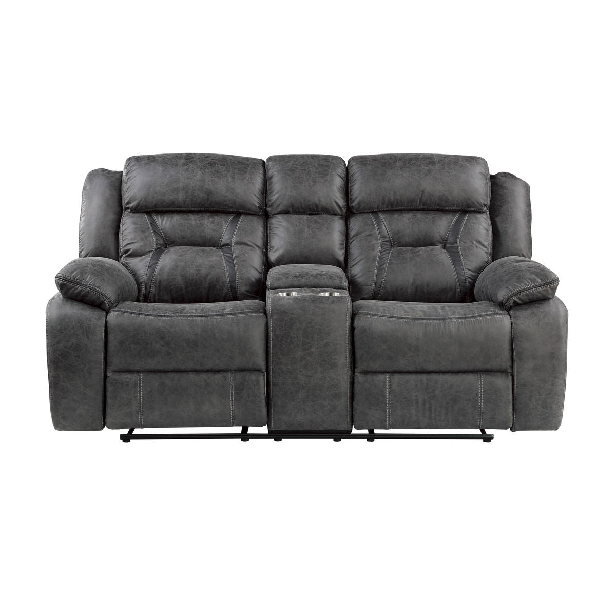 Madrona Hill - Double Reclining Loveseat With Center Console
