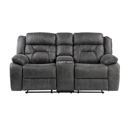 Madrona Hill - Double Reclining Loveseat With Center Console