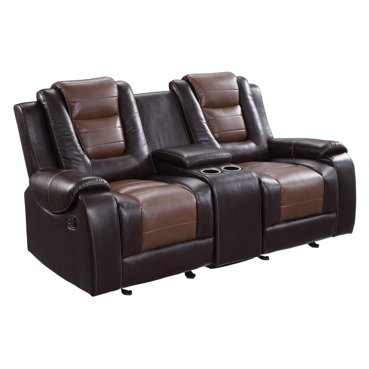 Briscoe - Double Glider Reclining Loveseat With Center Console