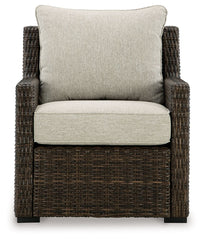 Brook Ranch - Lounge Chair With Cushion - Brown