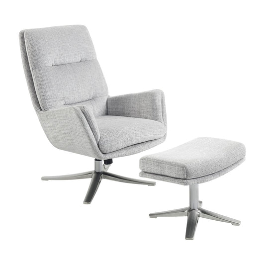 Parker - Swivel Chair With Ottoman