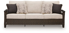 Monterey Point - Sofa With Cushion - Dark Brown