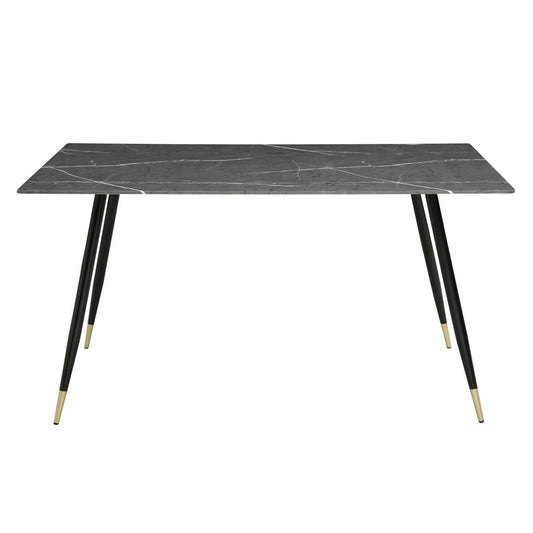 Clemente - Dining Table - Black / Dark Gray