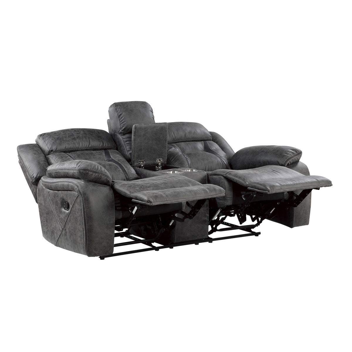 Madrona Hill - Double Reclining Loveseat With Center Console
