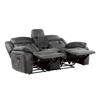 Madrona Hill - Double Reclining Loveseat With Center Console