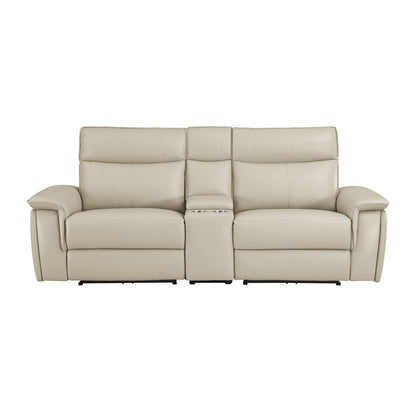 Maroni - Power Double Reclining Loveseat With Center Console And Power Headrests