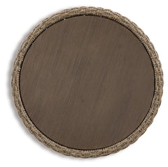 Danson - Round End Table - Beige