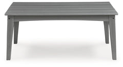 Cove Beach - Rectangular Cocktail Table - Gray