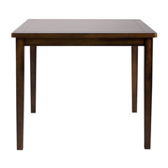 Delmar - 5 Piece Pack Counter Height Set - Espresso / Black