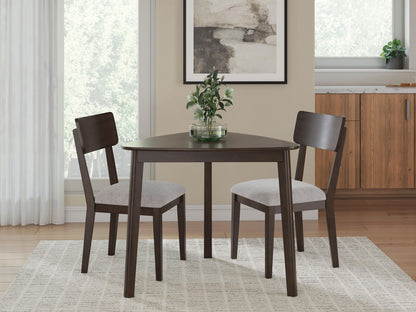 Shorbyn - 3 Pc. - Dining Table And 2 Chairs - Merlot
