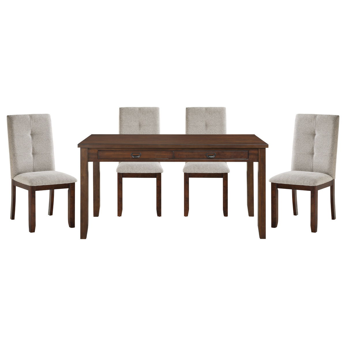 Binghampton - 5 Piece Dining Room Set (Table & 4 Side Chairs) - Moonstone