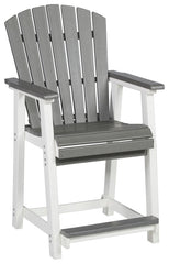 Transville - Barstool (Set of 2) - Gray / White