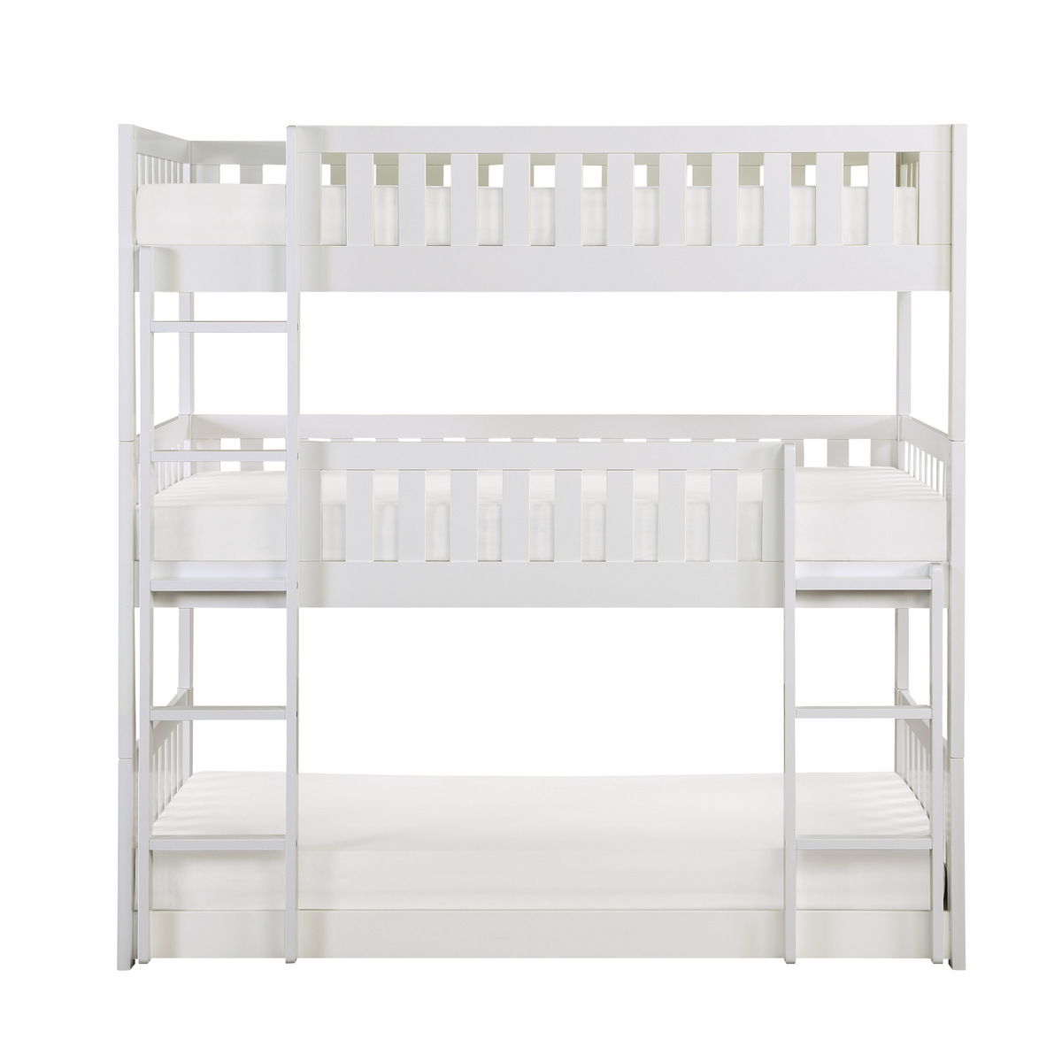 Galen - Triple Bunk Bed - White