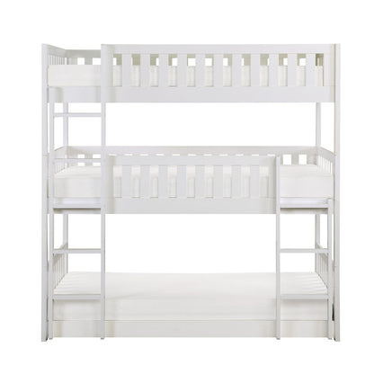 Galen - Triple Bunk Bed - White