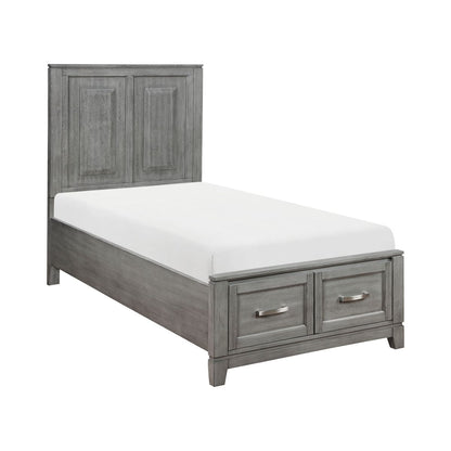 Garretson - Platform Bed With Footboard Storage
