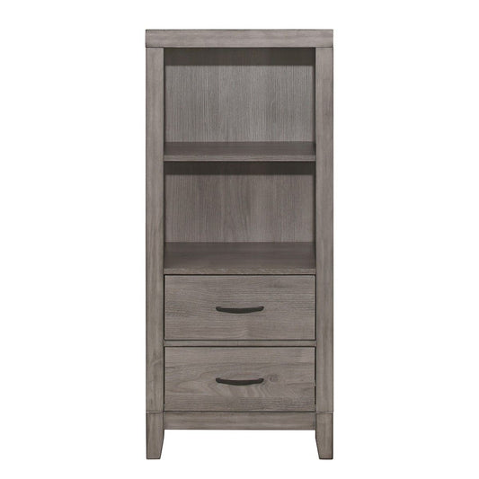 Woodrow - Pier/Tower Nightstand - Gray