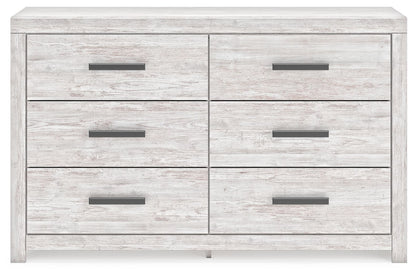 Cayboni - Six Drawer Dresser - Whitewash