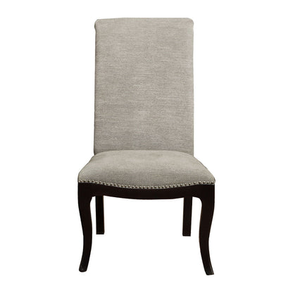 Savion - 5 Piece Dining Room Set (Table & 4 Side Chairs) - Espresso / Beige