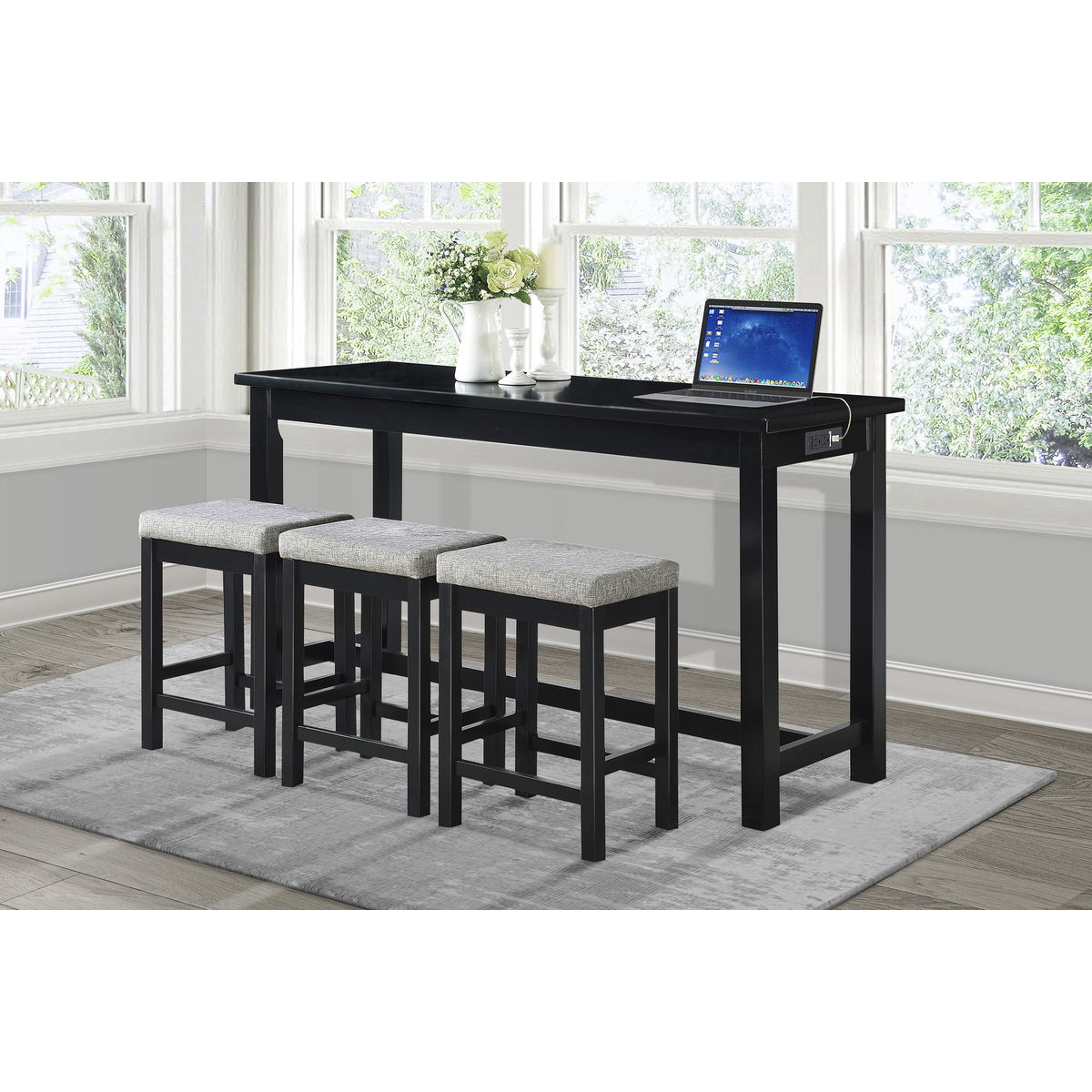 Connected - 4-Piece Pack Counter Height Set