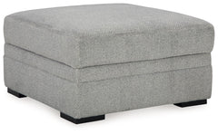Casselbury - Ottoman With Storage - Cement