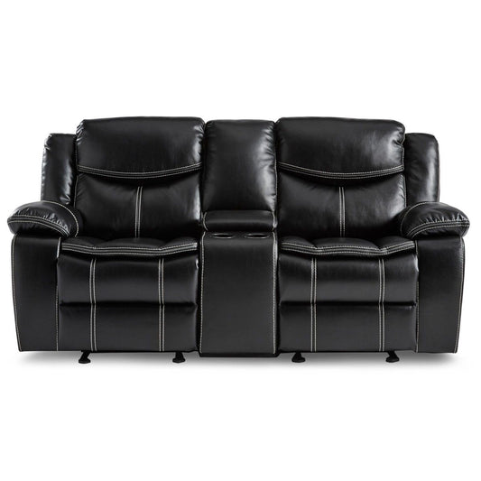 Bastrop - Double Glider Reclining Loveseat With Center Console
