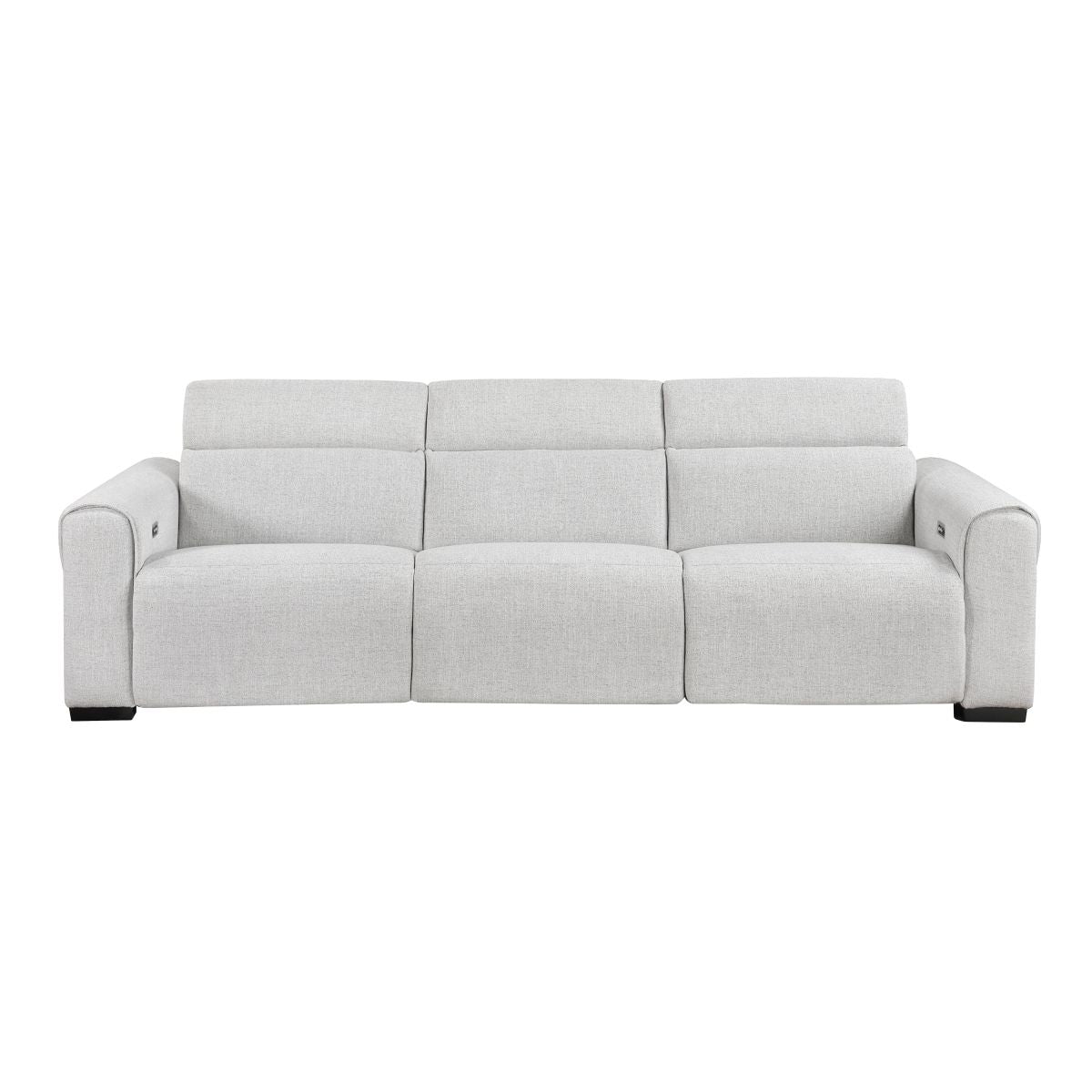 McPherson - Power Double Reclining Sofa With Power Headrests, Charging Ports - Cloud