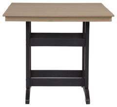 Fairen Trail - Square Counter TBL w/Umb OPT - Black / Driftwood
