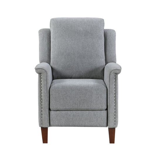 Lansing - Push Back Reclining Chair - Gray