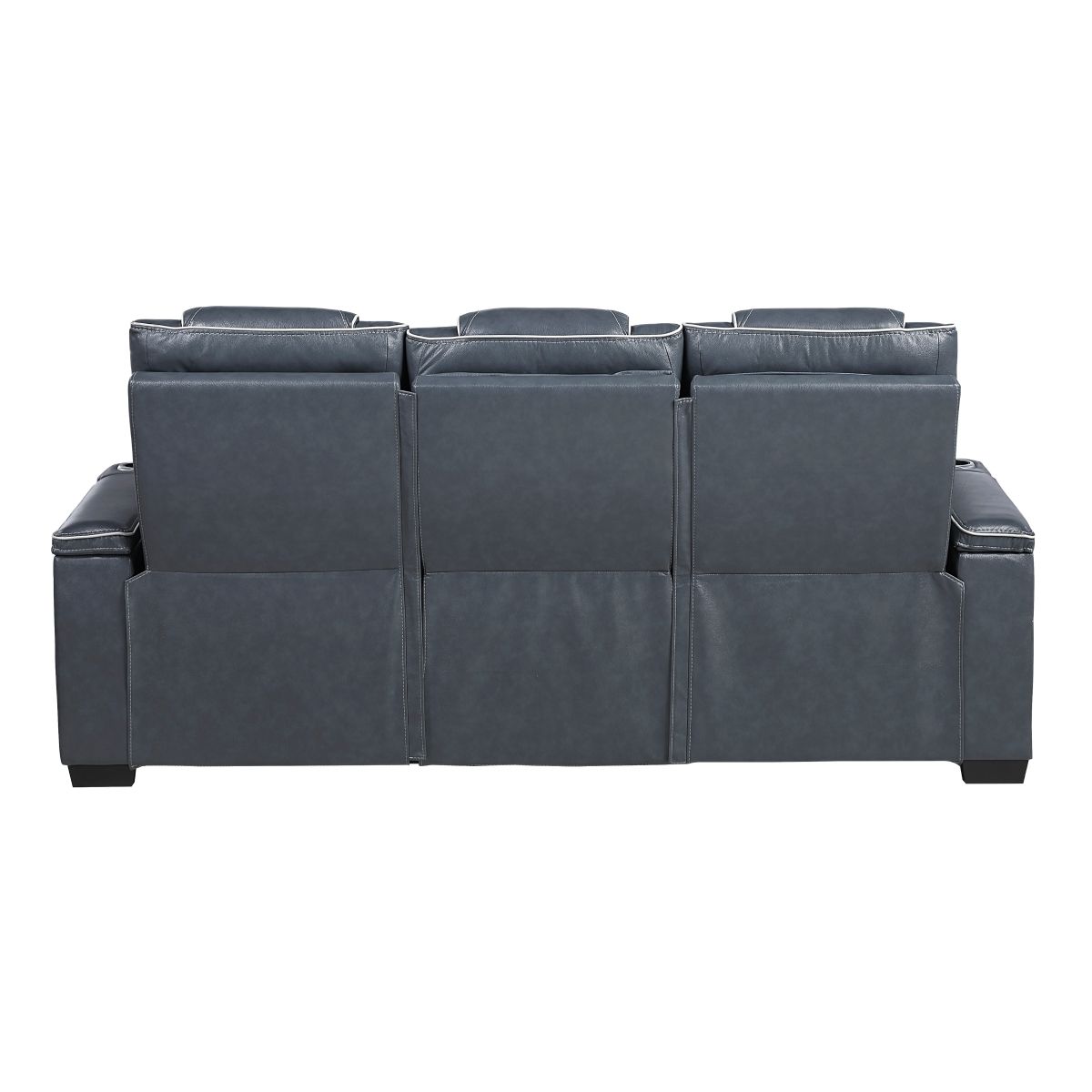 Apex - Power Double Reclining Sofa With Center Drop-Down Cup Holders, Power Headrests, Storage Arms With Cup Holders, Reading Lights, Wireless Charger, Air Massage And Heat, LED Lighting And Charging Ports