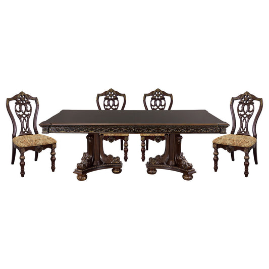 Catalonia - 5 Piece Dining Room Set (Table & 4 Side Chairs) - Cherry