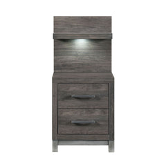 Zephyr - Nightstand With Wall Panel