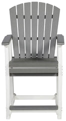 Transville - Barstool (Set of 2) - Gray / White