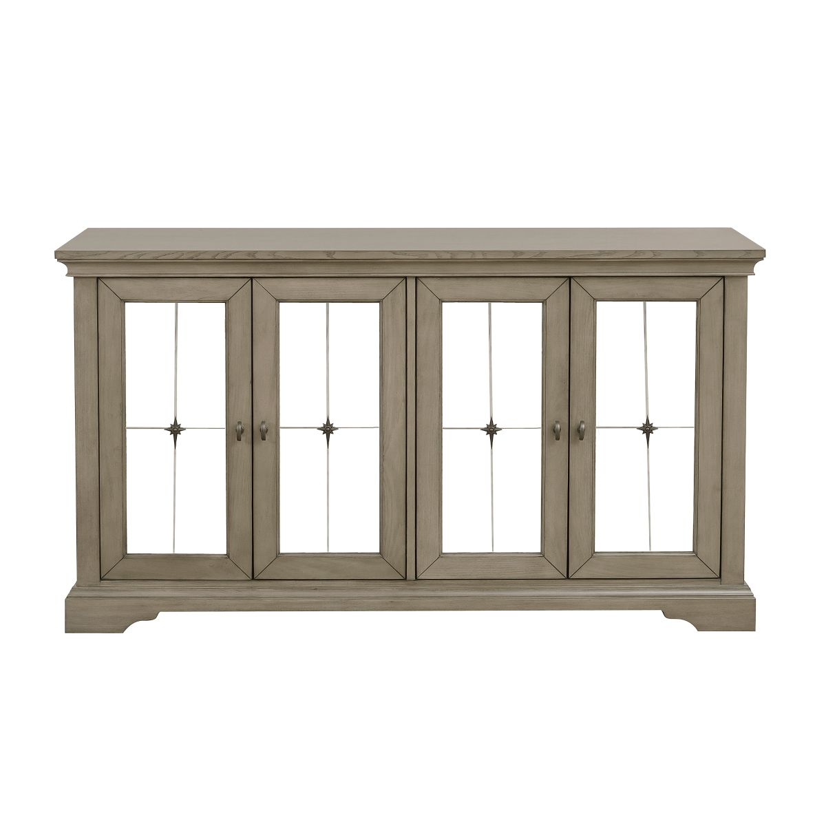 Vermillion - Server With Mirrored Door - Taupe
