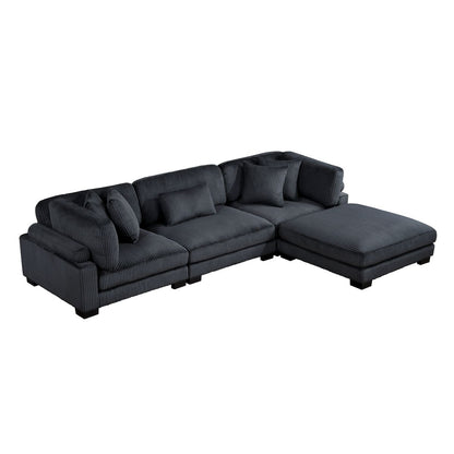 Traverse - Sectional With Ottoman