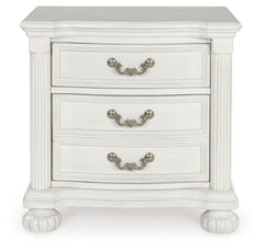 Montelaine - Three Drawer Night Stand - Antique White