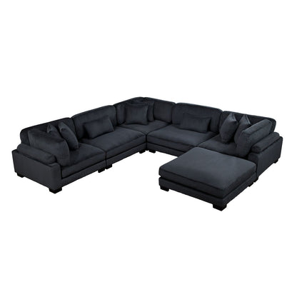Traverse - Sectional With Ottoman