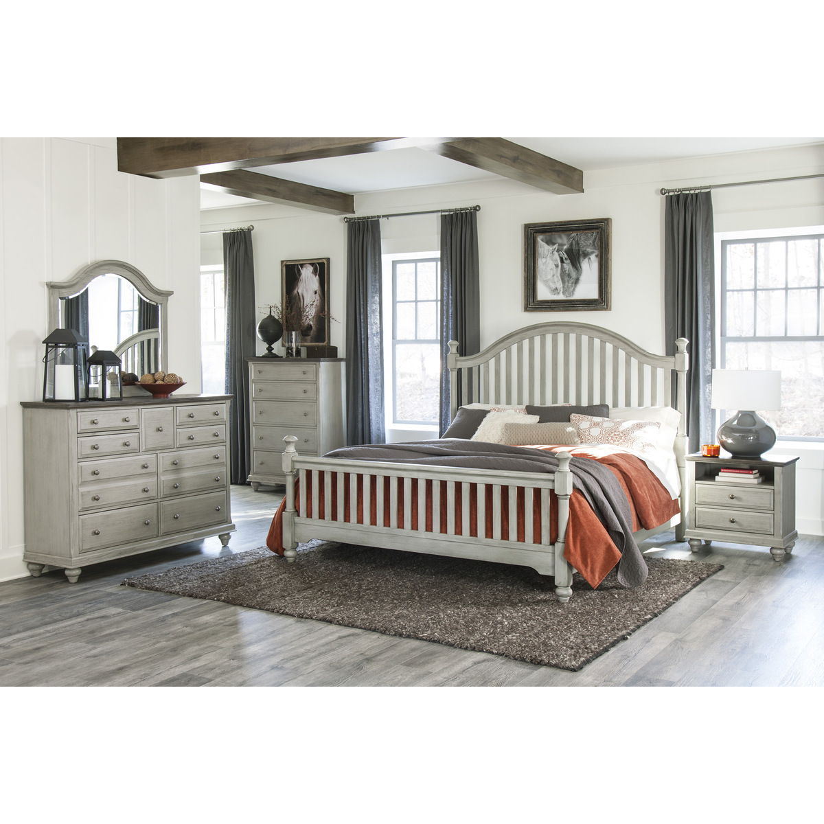 Mossbrook - Mirror - Gray