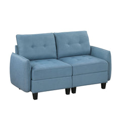 Garren - Loveseat - Blue