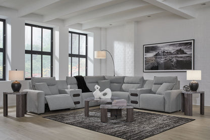 Modmax II - Reclining Sectional - Salt And Pepper