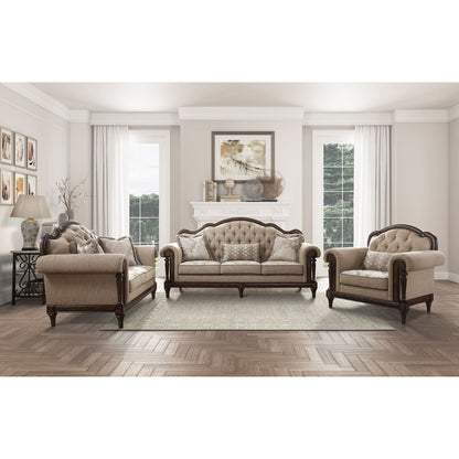 Heath Court - Chair - Dark Brown / Gray
