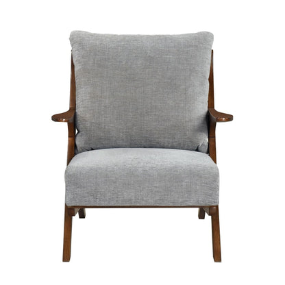 Lennox - Accent Chair - Dark Brown Frame