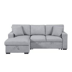 Pompano - Sectional With Chaise, Pull-Out Bed And Hidden Storage, Charging Ports