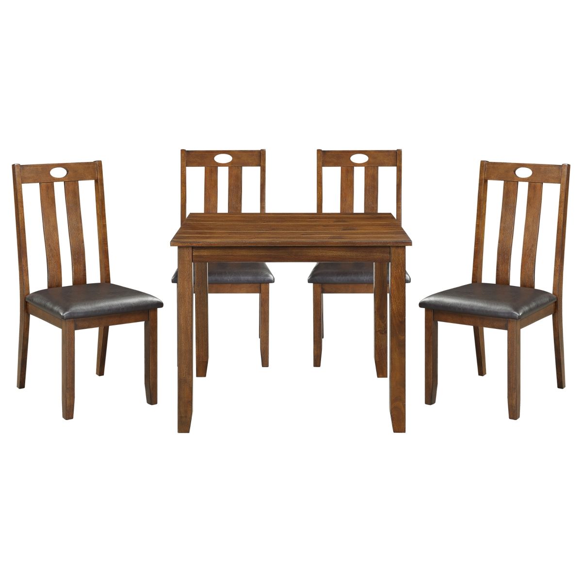 Weston - 5 Piece Pack Dinette Set - Brown