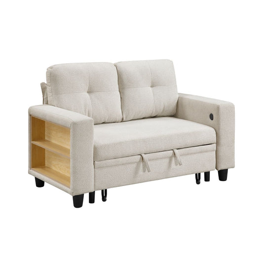 Robinson - Loveseat With Pull-Out Bed, Shelves And Charging Ports