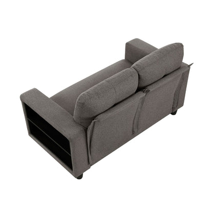 Robinson - Loveseat With Pull-Out Bed, Shelves And Charging Ports