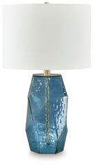 Tallow - Glass Table Lamp - Blue