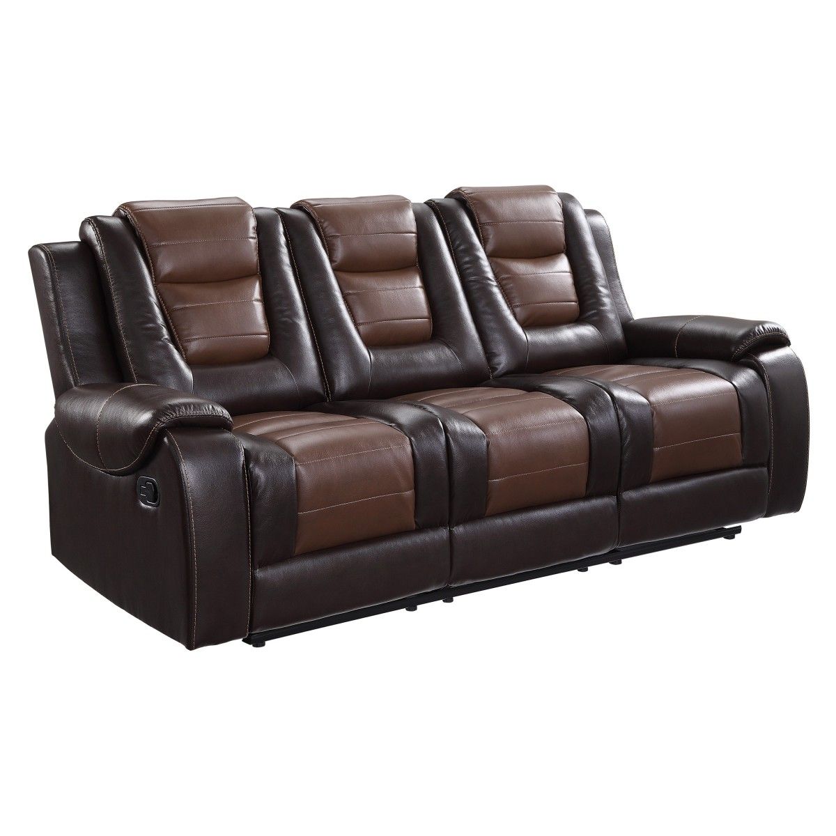 Briscoe - Double Reclining Sofa With Center Drop-Down Cup Holders