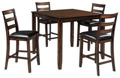 Coviar - DRM Counter Table Set (Set of 5) - Brown