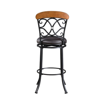 Benson - Swivel Pub Height Chair - Brown