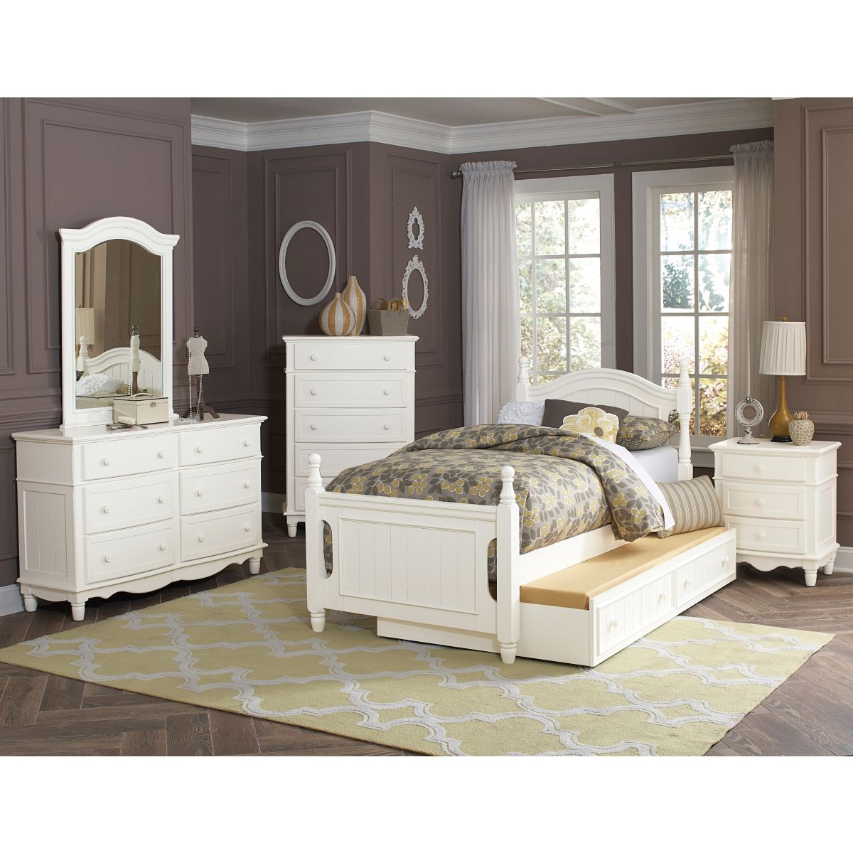 Clementine - Mirror - White